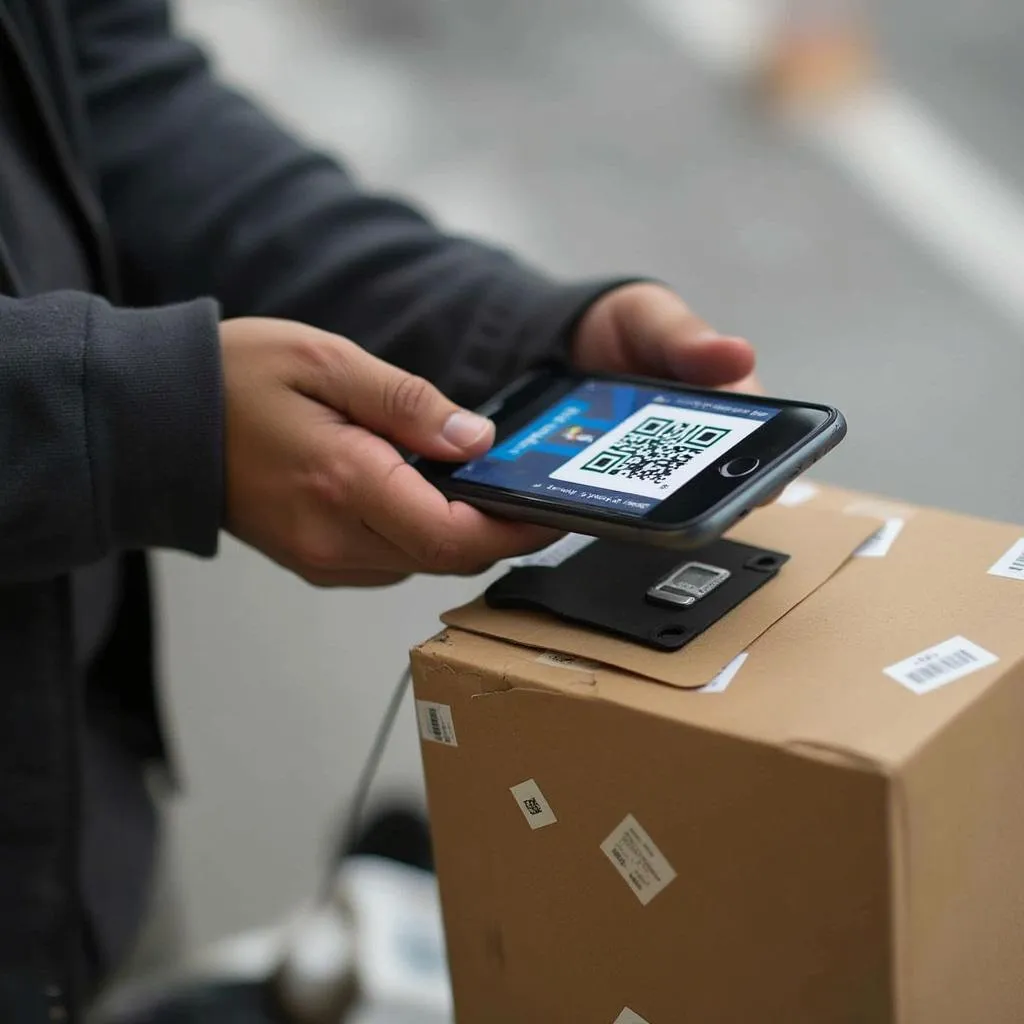 QR kodlu etiket uygulaması